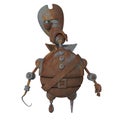 Old rusty toon robot Royalty Free Stock Photo