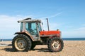 A 3085 massey ferguson on a pebble boat