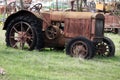 Old rusty tractor