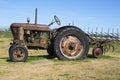 Old rusty tractor Royalty Free Stock Photo