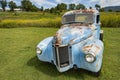 Old rusty truck and old caravan in Stowe Vermont Royalty Free Stock Photo