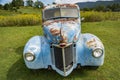 Old rusty truck and old caravan in Stowe Vermont Royalty Free Stock Photo