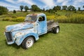 Old rusty truck and old caravan in Stowe Vermont Royalty Free Stock Photo