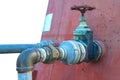 Old rusty valve Royalty Free Stock Photo