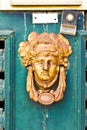 Old rusty vintage door knocker Royalty Free Stock Photo