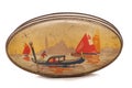 Old rusty vintage venice gondala tin