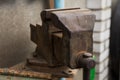 An old rusty vise Royalty Free Stock Photo