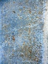 Old rusty wall. Corrosion surface in detail. Metal texture background