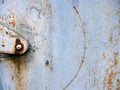 Old rusty wall. Corrosion surface in detail. Metal texture background