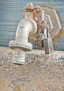 Old rusty water tap Royalty Free Stock Photo