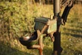 Rusty Old Well Water Pump That Is Still Active Royalty Free Stock Photo