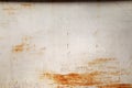 Old rusty white metal background,abstract texture, Corroded white metal background, Rusty white painted metal wall Royalty Free Stock Photo