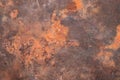 Old rusty white metal background,abstract texture, Corroded metal background, Rusty painted wall Royalty Free Stock Photo