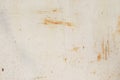 Old rusty white metal background,abstract texture, Corroded metal background, Rusty painted wall Royalty Free Stock Photo