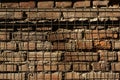 Old rusty antique brick wall Royalty Free Stock Photo