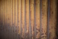 Old rusty zinc plat wall Royalty Free Stock Photo