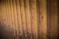 Old rusty zinc plat wall Royalty Free Stock Photo