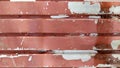 Peeling red paint. dirty profiled metal sheet Royalty Free Stock Photo