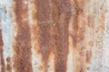 Old rusty zinc sheet Royalty Free Stock Photo