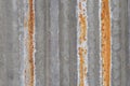 Old rusty zinc wall Royalty Free Stock Photo
