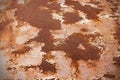 Old rusty Zinc wall grunge background Royalty Free Stock Photo