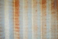 Old rusty zinc wall Royalty Free Stock Photo