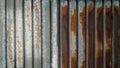 Old rusty zinc wall texture and background Royalty Free Stock Photo