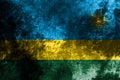 Old Rwanda grunge background flag