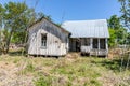 Old 1800`s house in Dewville Texas Royalty Free Stock Photo