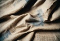 Old sack cloth background and texture Royalty Free Stock Photo