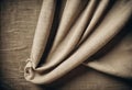 Old sack cloth background and texture Royalty Free Stock Photo