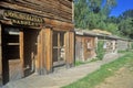 Old Saddler building in Ghost Town near Virginia City, MT Royalty Free Stock Photo