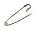 Old safety pin Royalty Free Stock Photo