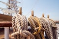 Old sail rigging Royalty Free Stock Photo