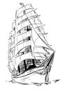 Old sail ship