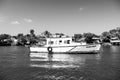 Old sailing fishing boat