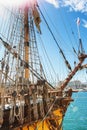 Old Sailing Ship Mast