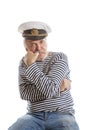 Old sailor man Royalty Free Stock Photo