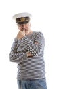 Old sailor man Royalty Free Stock Photo