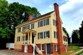 Old Salem, NC: 18th Century Main Street Houses Royalty Free Stock Photo