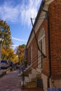 Downtown Historical Old Salem in North Carolina, USA Royalty Free Stock Photo