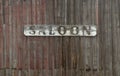 Old Saloon Sign