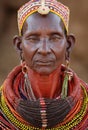 Old Samburu woman in Ngurunit, Kenya.