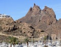 An Old San Carlos Marina Shot, Guaymas, Sonora, Mexico Royalty Free Stock Photo