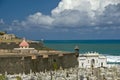 Old San Juan cemetery Royalty Free Stock Photo