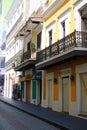 San Justo Street in Old San Juan Puerto Rico