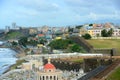 Old San Juan City Skyline, Puerto Rico Royalty Free Stock Photo