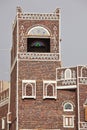 Old Sanaa building - Yemen Royalty Free Stock Photo