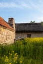 Old sandstone houses Royalty Free Stock Photo