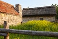 Old sandstone houses Royalty Free Stock Photo